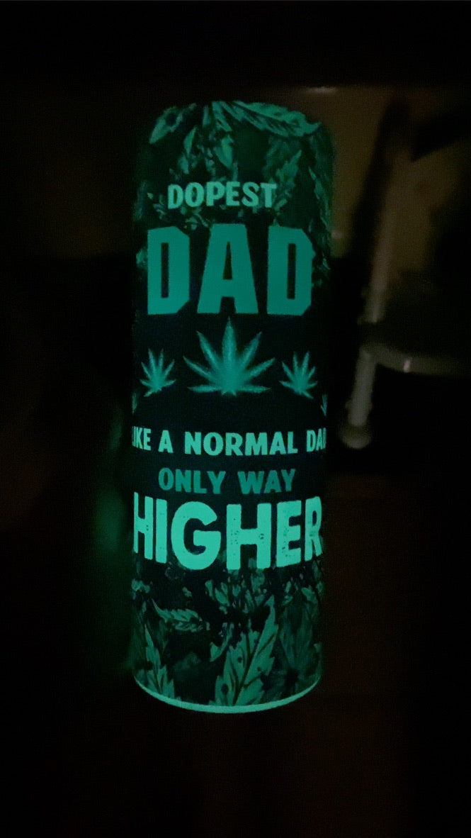 Dopest Dad Sublimation Skinny Tumbler