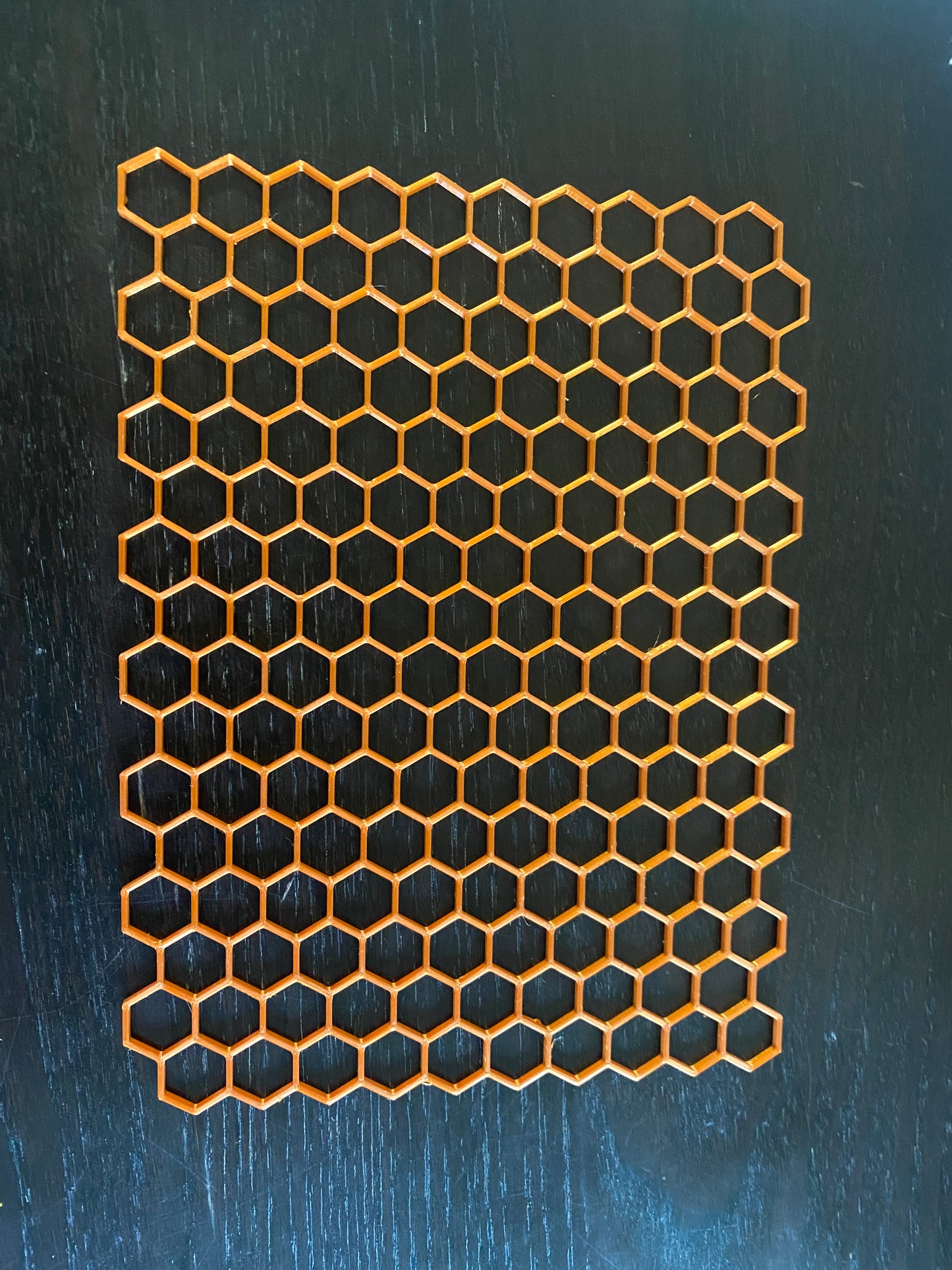 3D Printed 5"x7" Honeycomb Mesh Sheet - ShitVicMakes