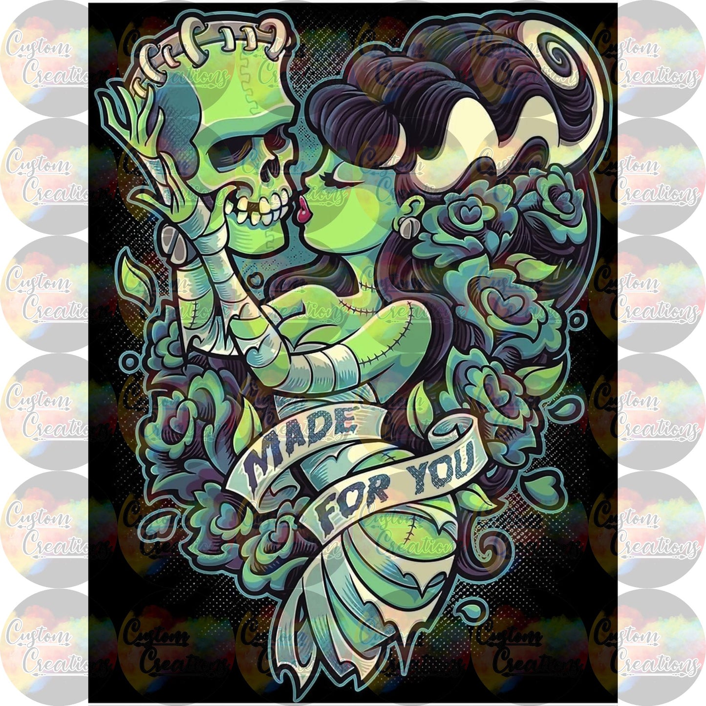 Made For You Halloween Sublimation Transfer Ready To Press