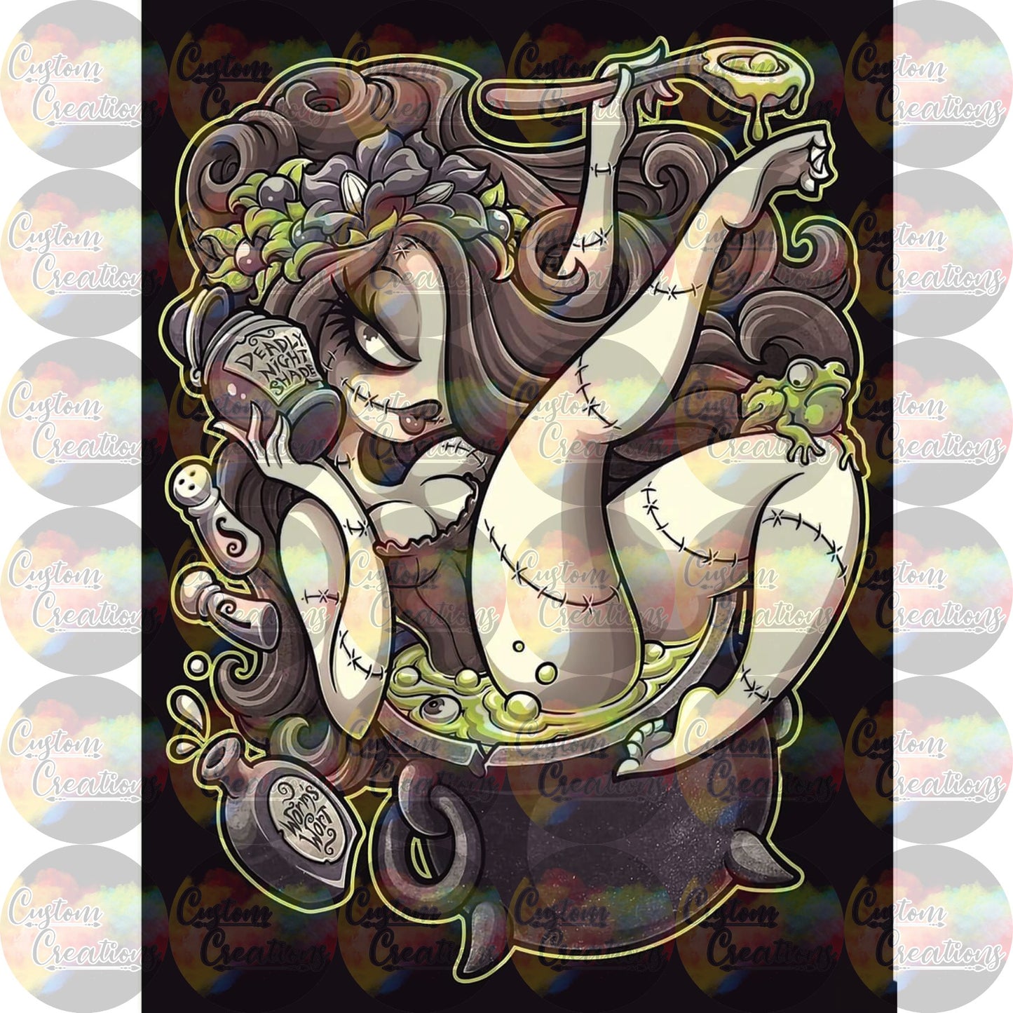 Witchy Potion Halloween Sublimation Transfer Ready To Press