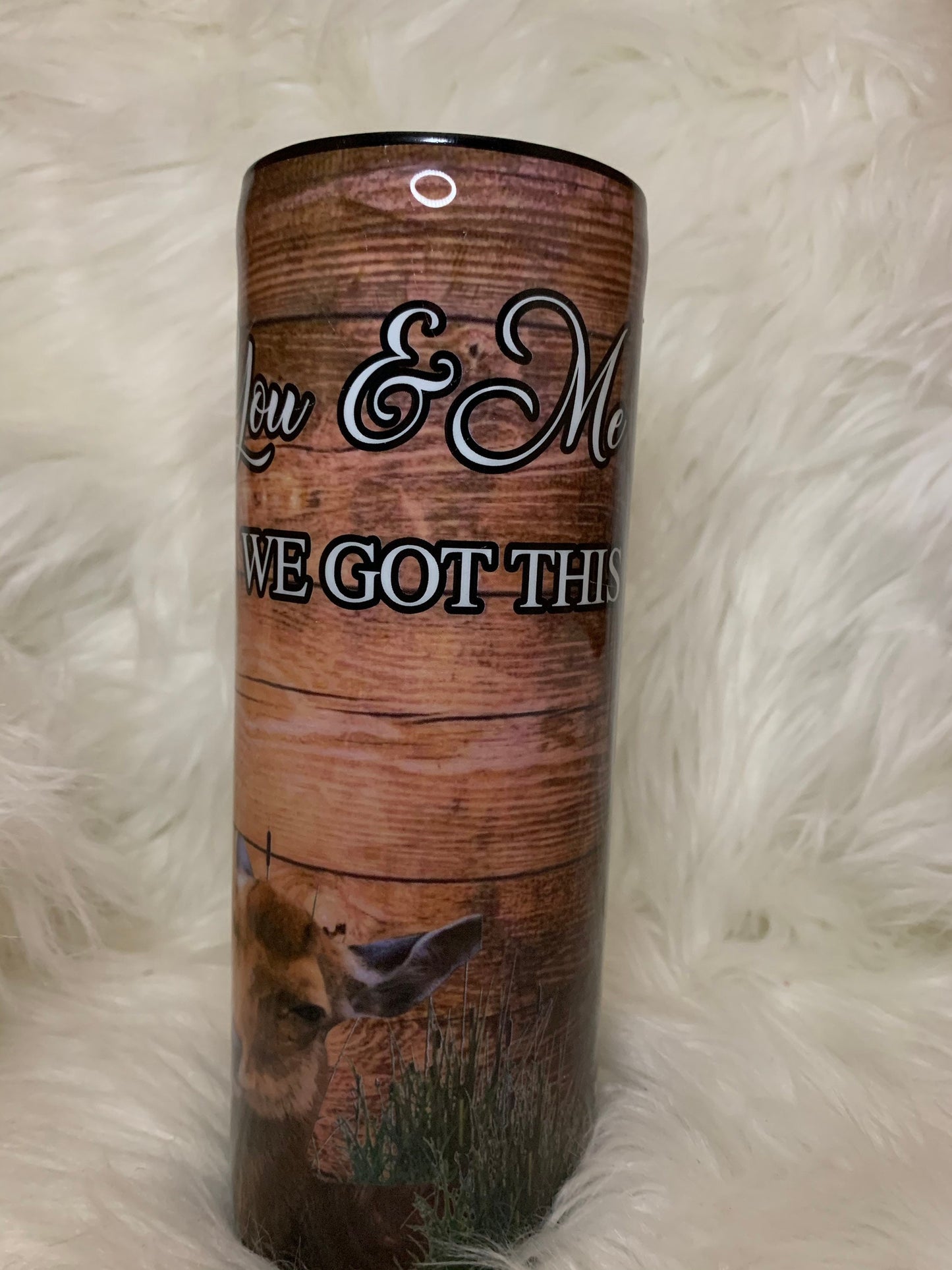 To My Husband Quote With Deer Full Cup Wrap Waterslide Ready to Apply