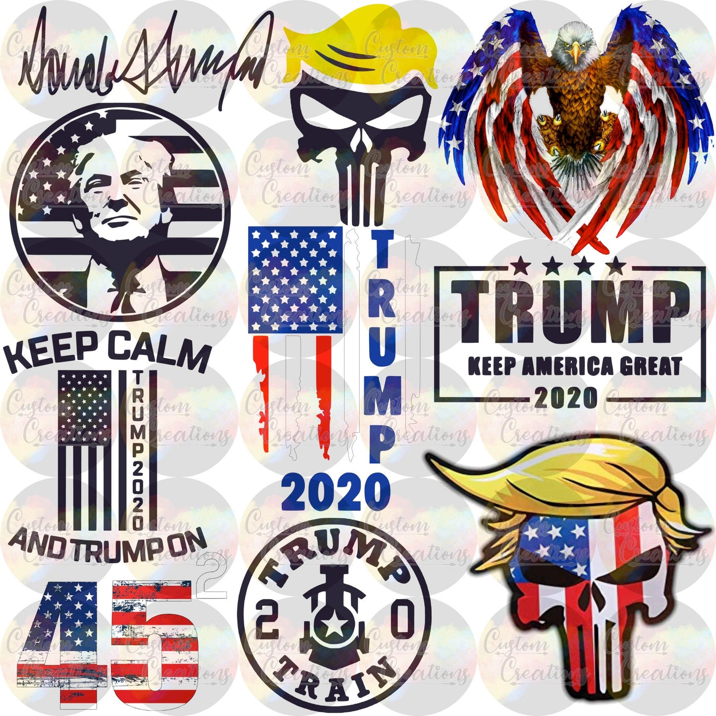 Trump Fan Page Digital Download File PNG SVG
