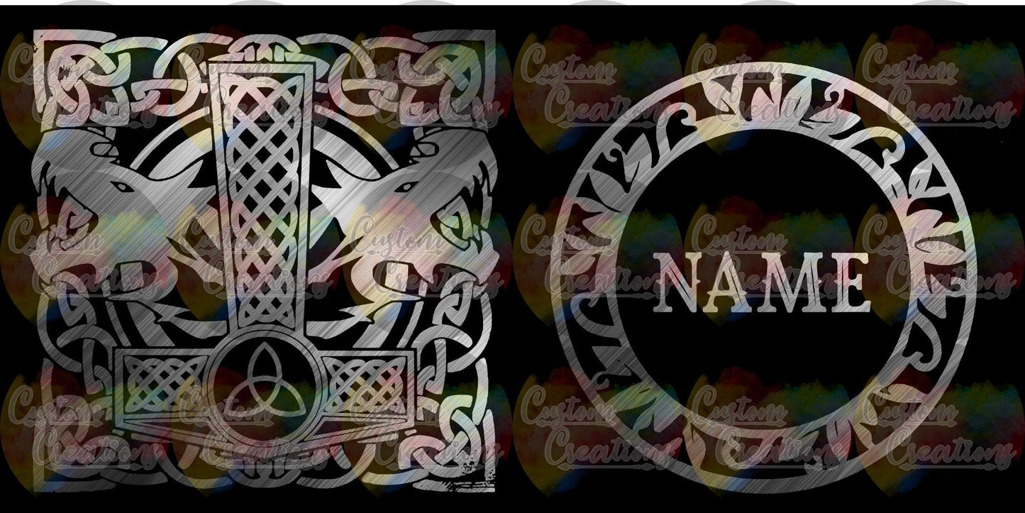 Odin Mjolnir Design Thor Name Option Digital Download PNG File