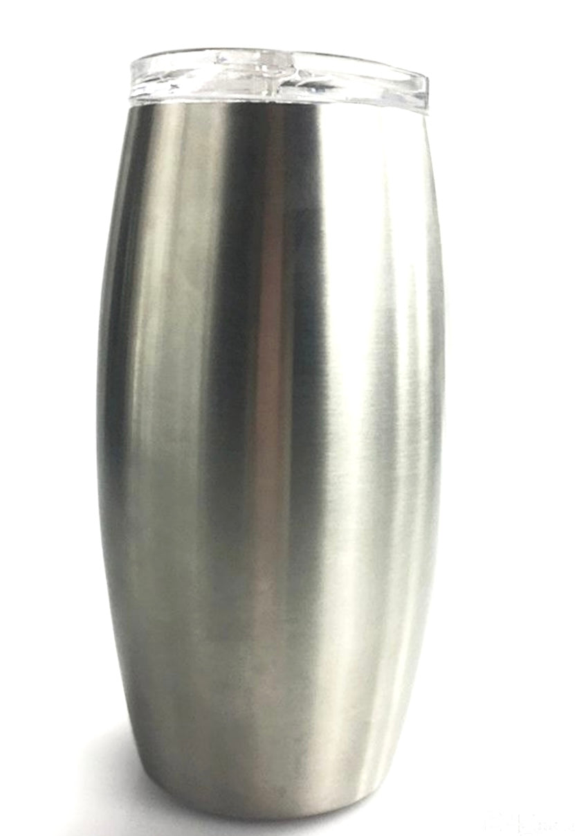 25oz Stainless Steel Football Tumbler