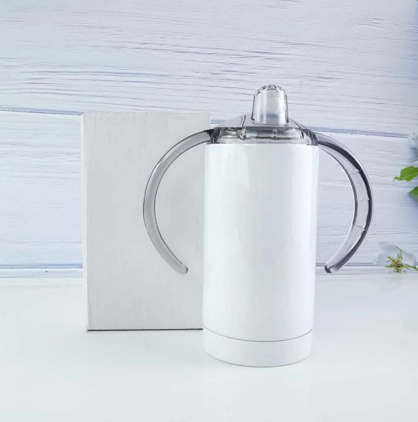 12oz Stainless Steel Sublimation Sippy Cup Blank