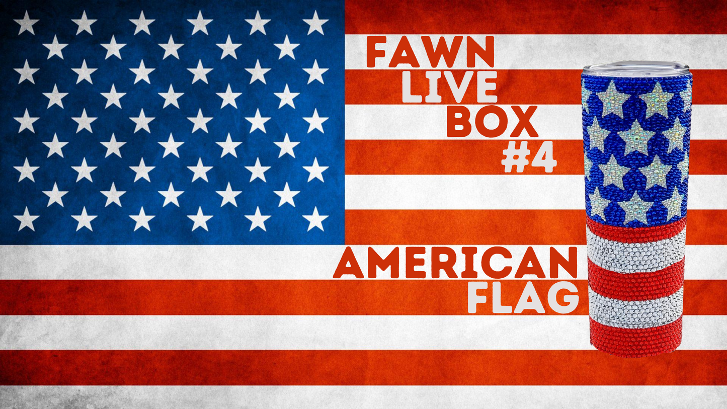 Fawn Live Box #4 (American Flag Cup)