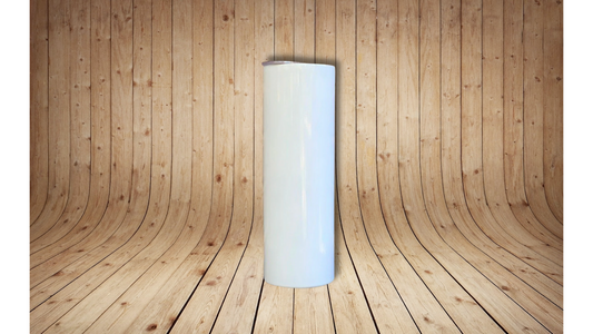 20oz White Sublimation Straight Non Taper Skinny