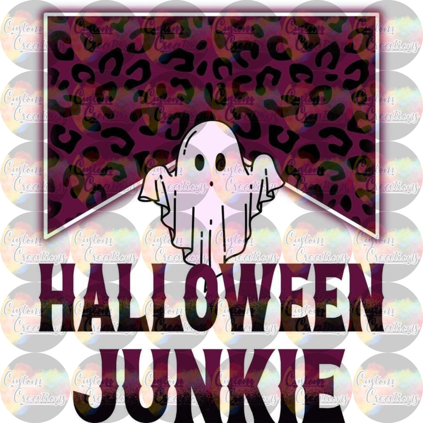 Halloween Junkie Sublimation Transfer Ready To Press