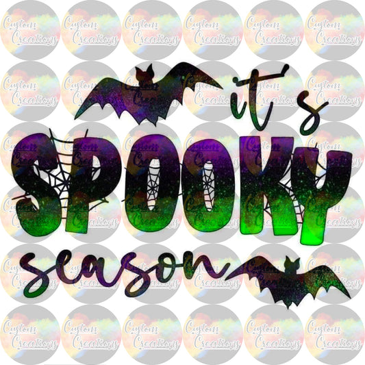 It's Spooky Season Sublimation Transfer Ready To Press