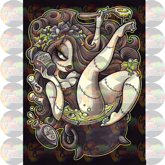 Witchy Potion Halloween Sublimation Transfer Ready To Press