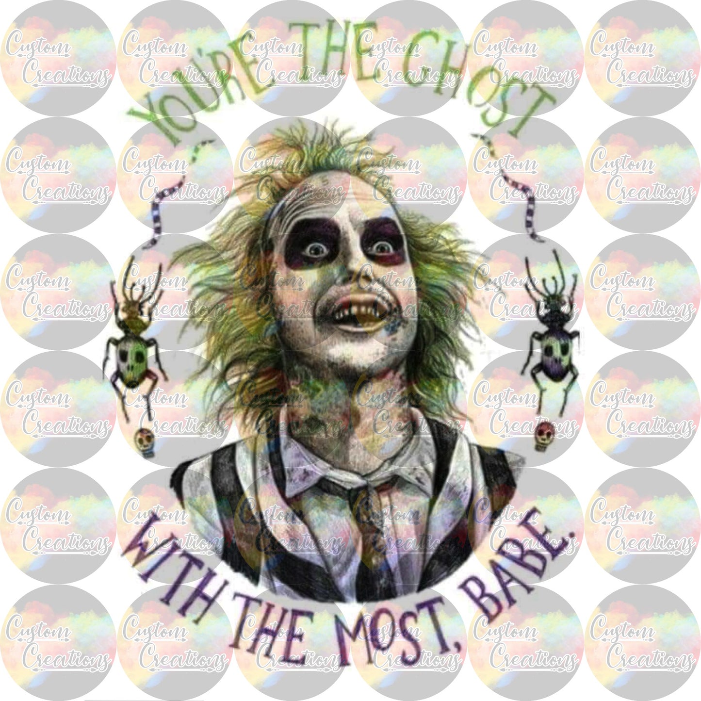 You're the Ghost With the Most Sublimation Transfer Ready To Press