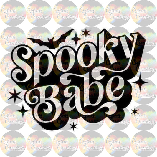 Spooky Babe Sublimation Transfer Ready To Press