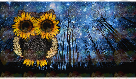 Sunflower Owl Digital File Download JPEG & PNG