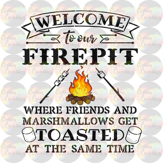 Welcome to our Firepit Digital File Download PNG