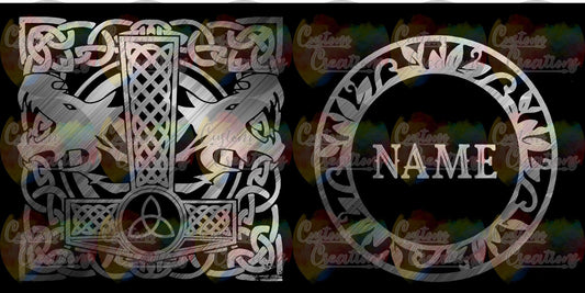 Odin Mjolnir Design Thor Name Option Digital Download PNG File