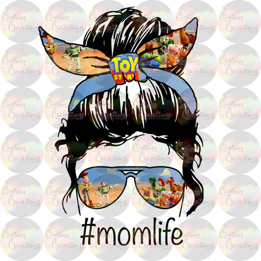 Mom Life # Toy Story Headband Sunglasses Digital Download File PNG