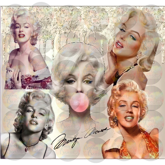 Monroe Colllage Glitter Drip Tumbler Wrap Full Cup Wrap Waterslide Ready to Apply