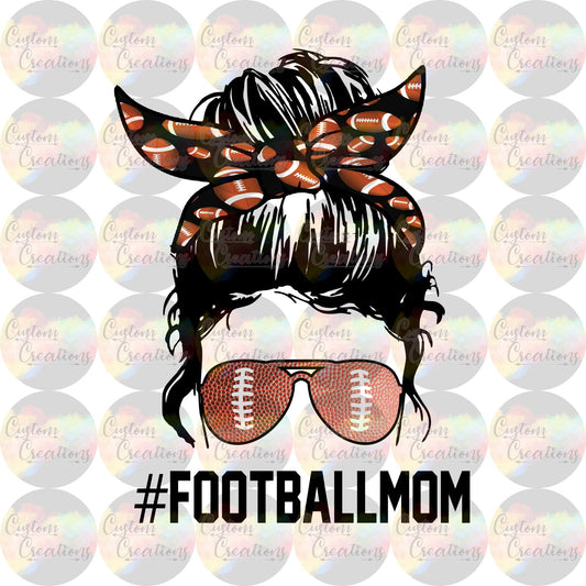 Football Mom Digital Download File PNG