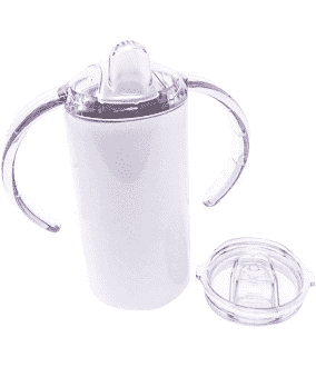12oz Stainless Steel Sublimation Sippy Duo Cup Blank